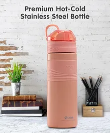 Premium Hot-Cold Stainless Steel Bottle Pink -  550 ml