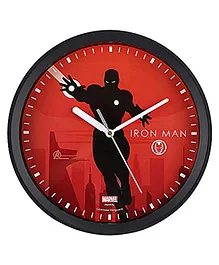 Marvel Iron Man Classic Analog Wall Clock Round - Red Black