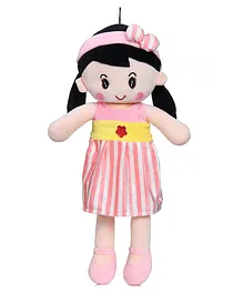 Babyjoys Stuffed Soft Candy Doll Pink - Height 40 cm