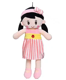 Babyjoys Stuffed Soft Candy Doll Pink - Height 60 cm