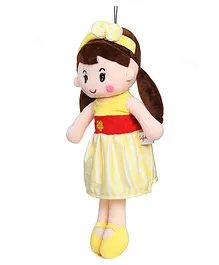 Babyjoys Stuffed Plush Candy Doll Yellow - Height 80 cm 