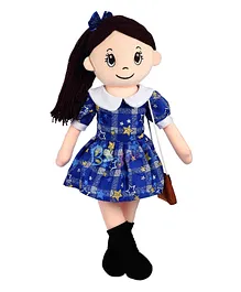Babyjoys Plush Candy Doll Blue - Height 55 cm