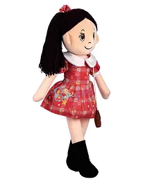 Babyjoys Stuffed Cuddly Soft Toy Plush Doll Red - Height 75 cm