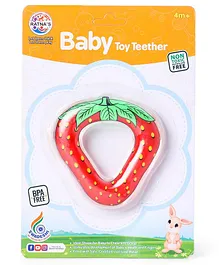 Ratnas Strawberry Shaped Water Filled Teether - Red