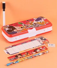 Disney Mickey Mouse and Friends Pencil Box - Red