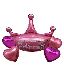 Khurana Decorative Birthday Princess Balloon Set - Pink