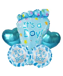 Khurana Decorative Baby Blue Foot Balloon - Blue