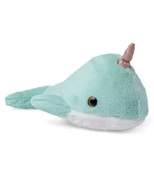 Mirada Plush Whale Soft Toy Turquoise - Length 40 cm