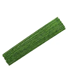 Asian Hobby Crafts Flower Making Wires 50 Pieces - Green