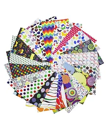 Asian Hobby Crafts A4 Printed Sheets Multicolour Pack of 20 - 5 Sheets Each
