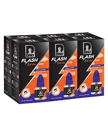 DND Flash D6 1.6TFT  Mosquito Oil Refills Pack Of 6 - 45 ml Each