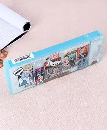 Disney Princess Double Compartment Pencil Box - Blue