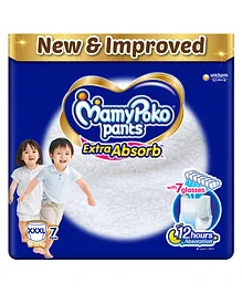 MamyPoko Pant Style Diapers XXX Large - 7 Pieces