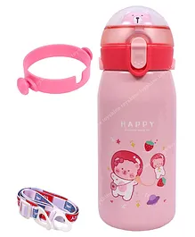 Toyshine Insulated Stainless Steel 316 Water Bottle Pink - 530 ml