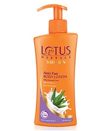 Lotus Herbals Safe Sun Anti-Tan Bodyl Lotion with SPF 25 PA+++ - 250 ml