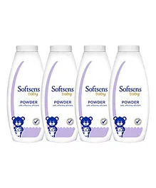 Softsens Baby Powder Pack of 4 - 200 gm Each