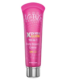 Lotus Make-Up Xpressglow 10-In-1 Royal Pearl Daily Beauty Cream - 30 gm