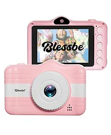 BLESSBE Kids Digital Front And Rear Selfie Dual Camera - Pink