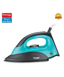 Prestige PDI 07 Magic Dry Iron 1000W with Greblon Coated Sole Plate - Blue & Black