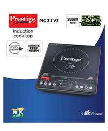 Prestige PIC 3.1 V3 2000 Watts Indian Menu Options Induction Cooktop - Dark Blue