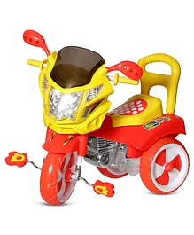 Dash Victor Musical Tricycle With Light & Under Seat Storage Space - Red