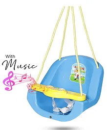 Dash Lehar Deluxe Baby Swing With Lights And Music - Blue