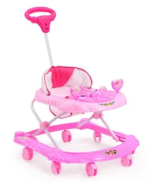Little Steps Baby Adjustable Walker - Light & Dark Pink