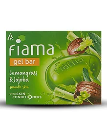 FIAMA Lemongrass & Jojoba Gel Bar Pack of 3 - 125 gm Each