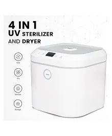 Baybee 4 in 1 Uv Sterilizer Cum Dryer With 4 Modes & Rack - White