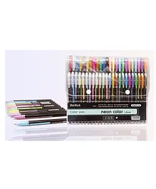Emob 1.0 mm Ink Pen Set Pack of 48 - Multicolour