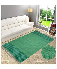 Kazage Cotton Rug - Green