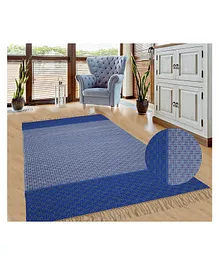 Kazage Cotton Rug - Blue