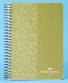 Faber Castell 5 Subject Ruled Notebook Olive - 300 Pages