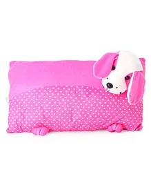 Funzoo Puppy Soft Toy Pillow - Pink  