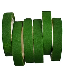 Asian Hobby Crafts Flower Making Floral Tape Green -  Pack of 6