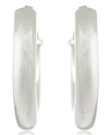 eloish sterling silver small multipurpose hoop earrings  silver