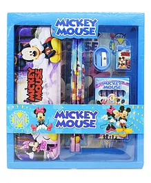 Vinmot Micky Mouse Theme Stationery Set 12 Pieces - Blue