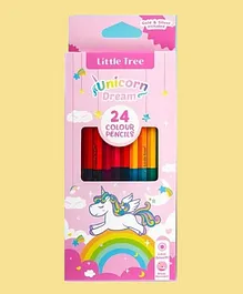 Vinmot Unicorn Double Sided Pencil Colour Pack Of 12 - Multicolour