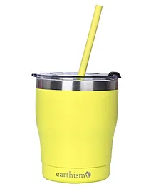 Earthism Double Wall Insulated Stainless Steel Tumbler Yellow - 300 ml