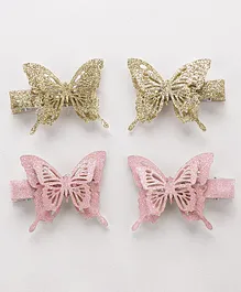 Babyhug Hair Clips pack of 4 -  Multicolor 