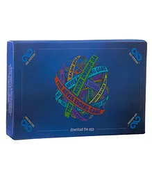 NE Games Never Ending English Board Word Game with Tiles - Multicolour