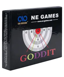 NE Games Goddit Number Speed Thought Card Game Multicolour - 104 Cards