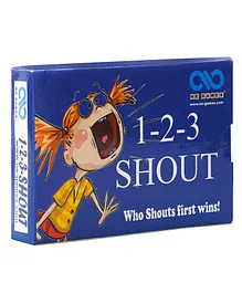 NE Games 123 Shout English Speed Word Card Games Multicolour - 52 Cards