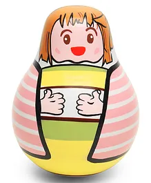 Matoyi Wooden Roly Poly Doll - Multicolour