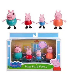 Yunicorn Max Peppa Pig Toys Family of 4 Pieces - Multicolour