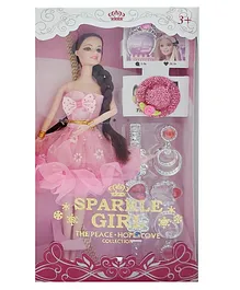 Yunicorn Max Sparkle Stylish Fashion Doll Pink - Height 33 cm