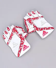 Adidas Wicket Keeping Gloves Pellara Standard Size- White