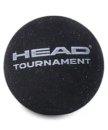 Head Tournament Single Dot Squash Ball - Black