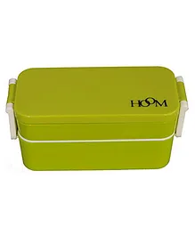 HOOM Kids Lunch Box With Spoon & Fork - Green