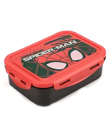 Spider-Man Lunch Box With Snap Lid Inner Container Red -  520 ML